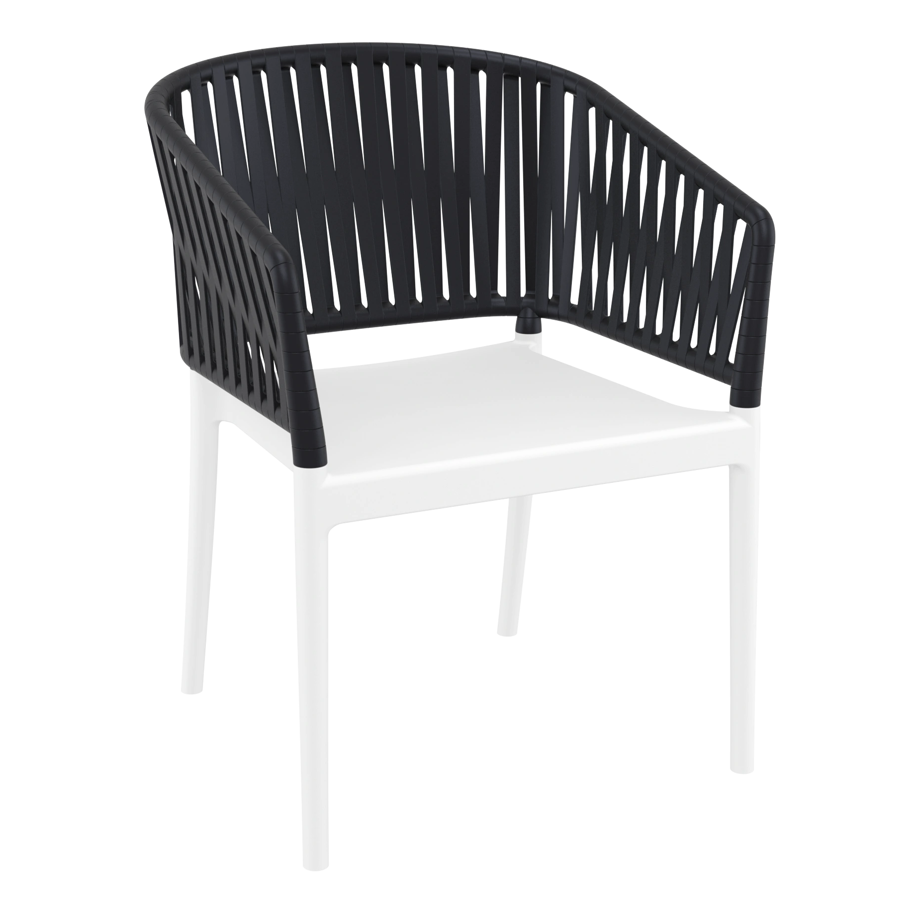 Siesta Portofino Armchair - White/Black
