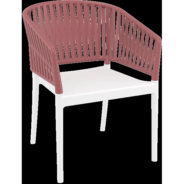 Siesta Portofino Armchair - White/Marsala