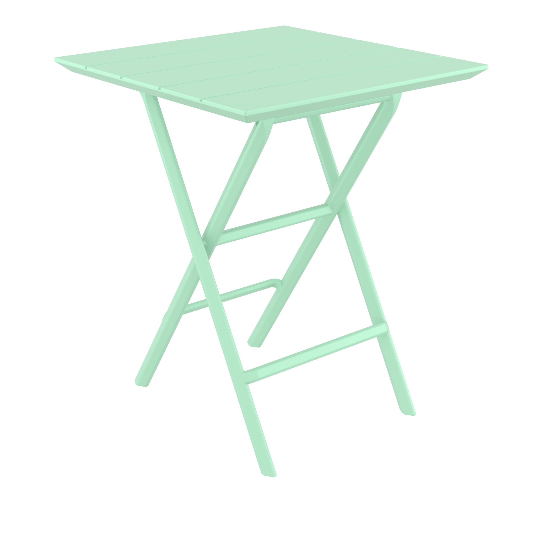 Siesta Helen Folding Table 60 Square - Opaline Green