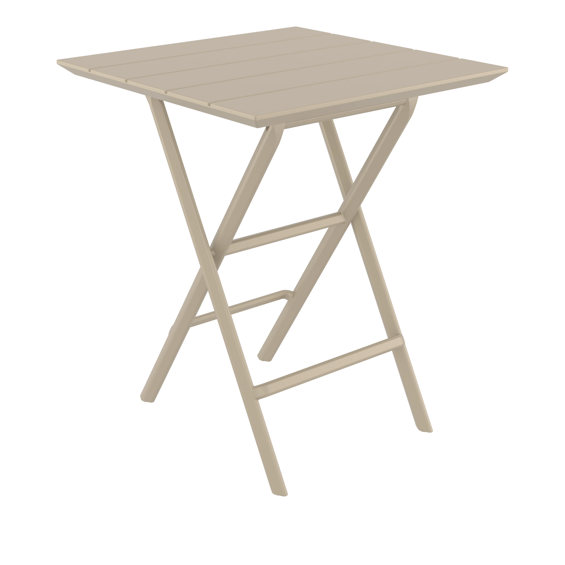 Siesta Helen Folding Table 60 Square - Taupe