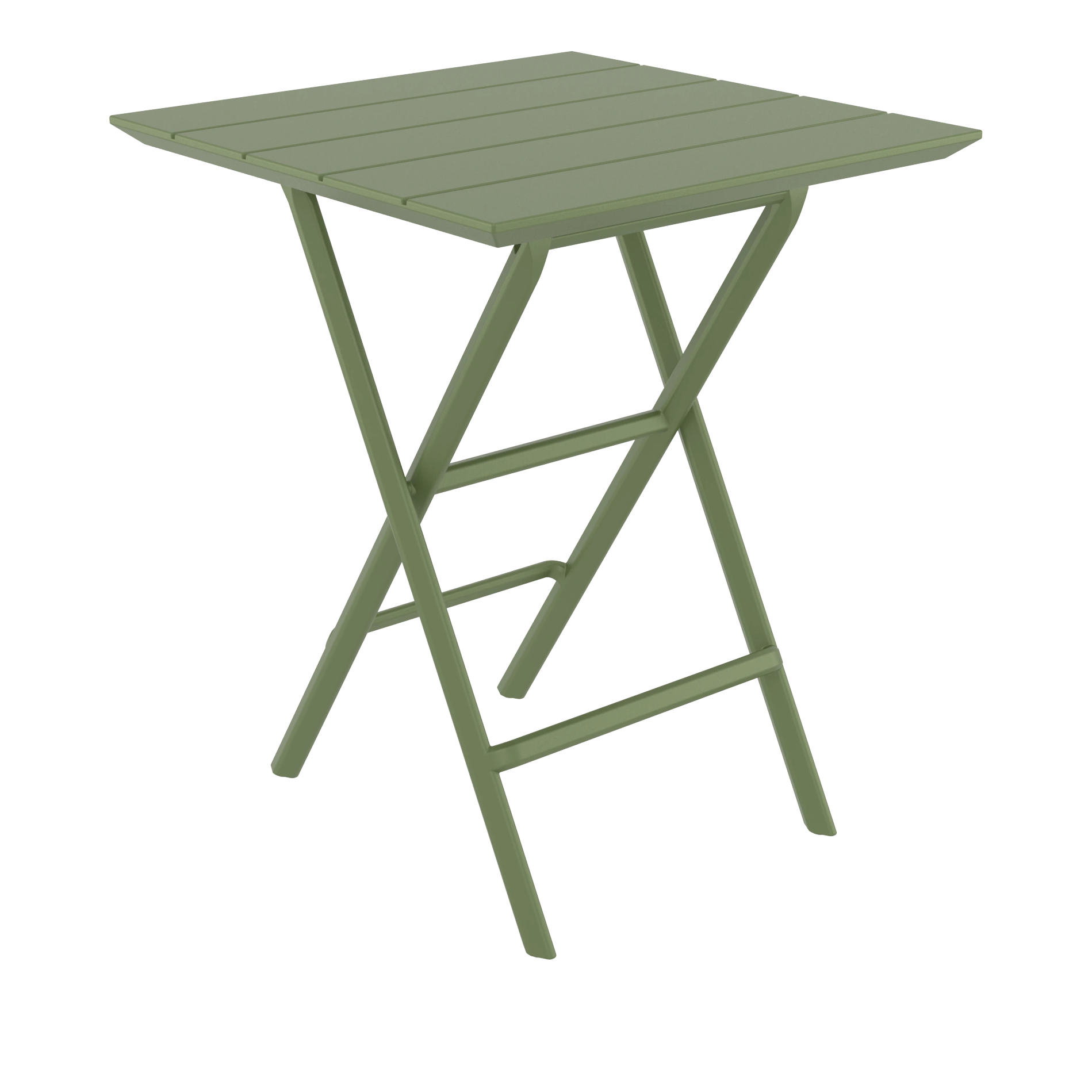 Siesta Helen Folding Table 60 Square - Olive Green