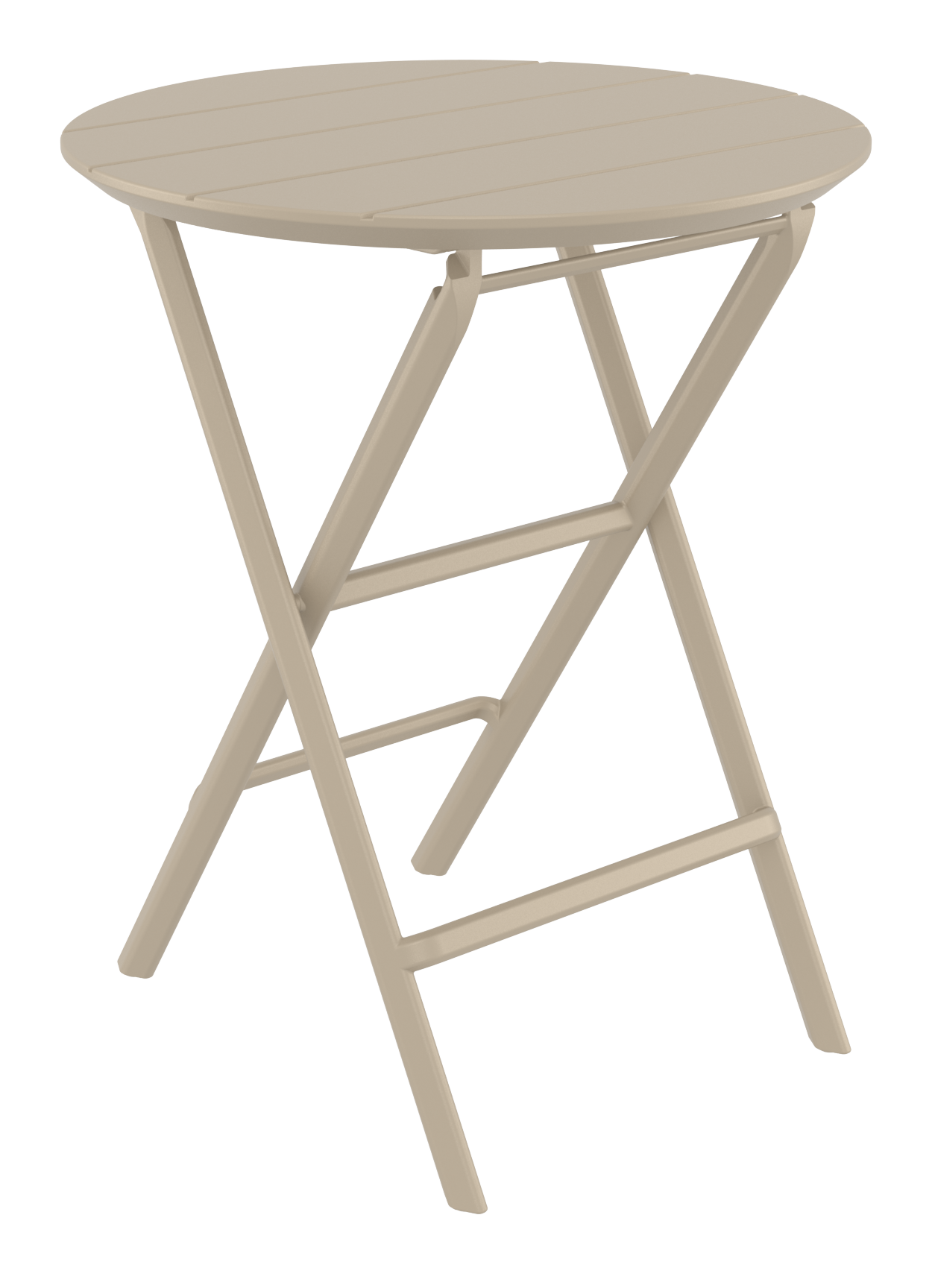 Siesta Helen Folding Table 60 Round - Taupe