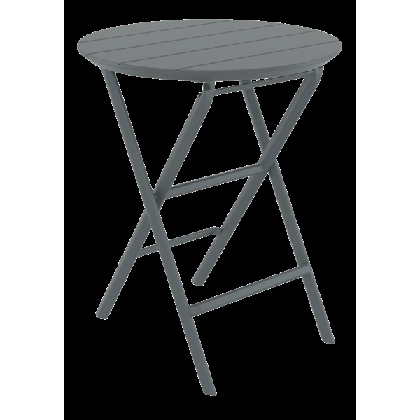 Siesta Helen Folding Table 60 Round - Dark Grey