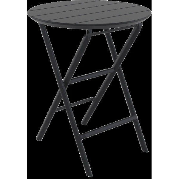 Siesta Helen Folding Table 60 Round - Black