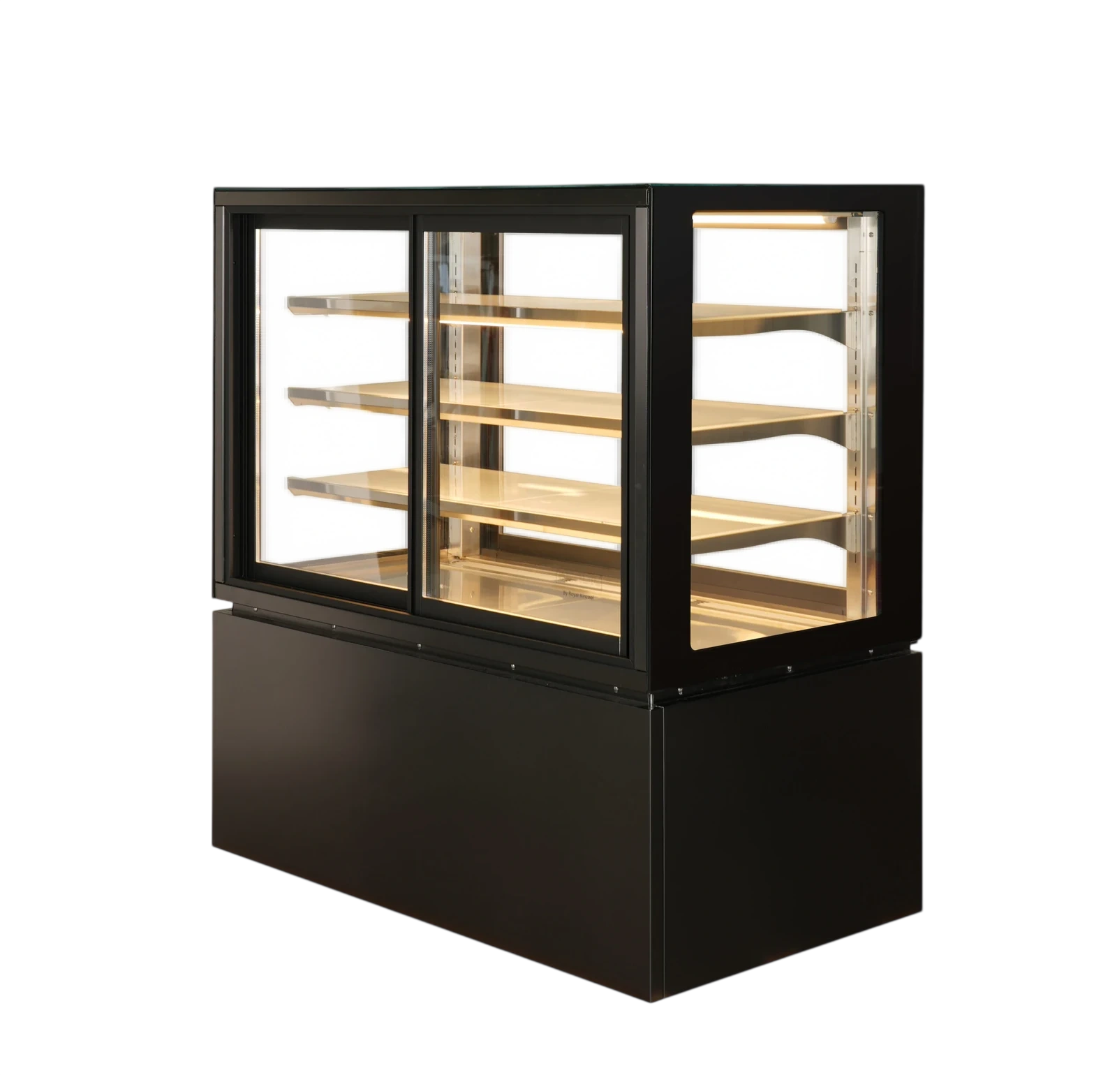 Anvil NDSV4740SS Anvil NDSV4740SS 4 Tier Square Glass Cake/Cold Display With Self Service Doors