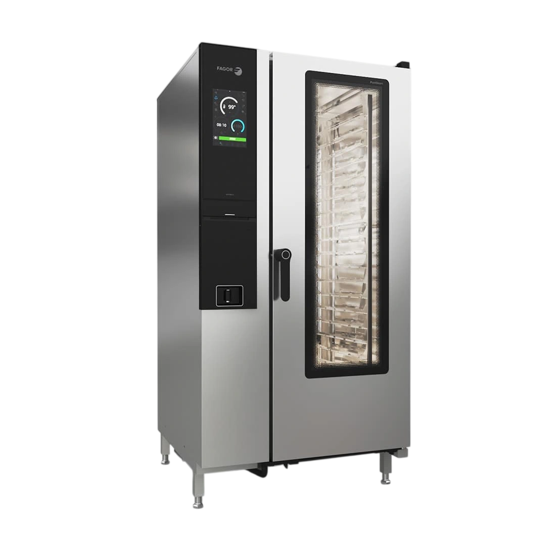 Ex-Showroom: FAGOR IKORE Advanced Boiler 10 Tray Electric Combi Oven - APW-201ERLWS-VIC1000