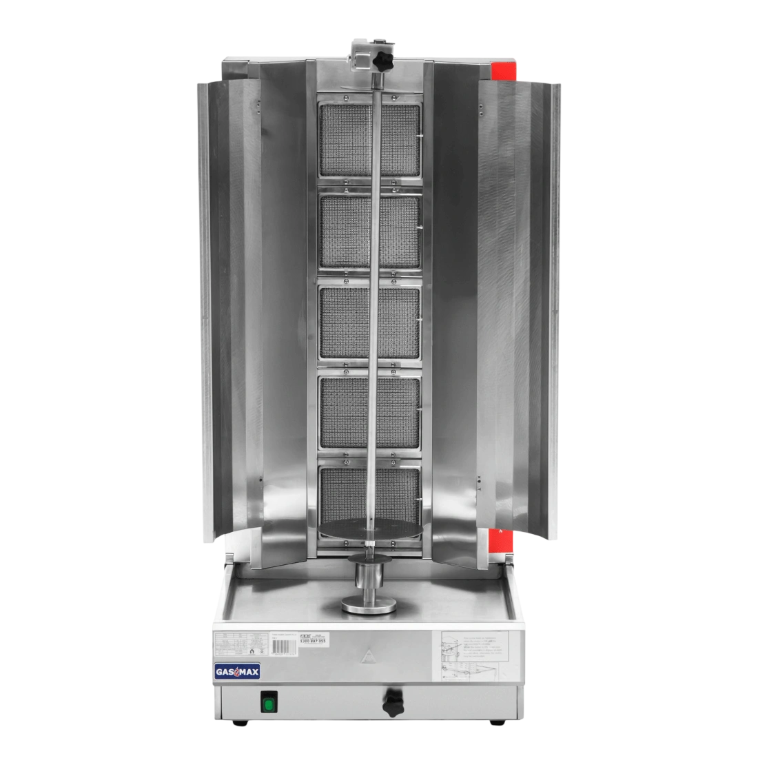Ex-Showroom: Gasmax Semi-automatic 5 Burner LPG Kebab Machine - KB-5LPG-VIC1042