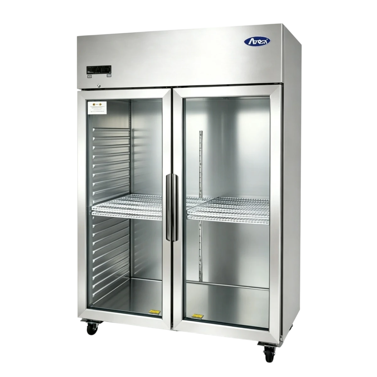 Atosa JCF80FSGR Double Door Glass Door Display Freezer – 1314mm