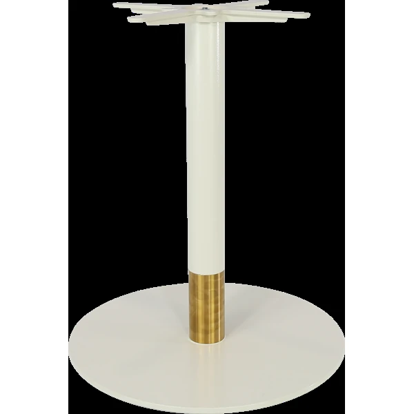 Durafurn Disco Table Base 600DIA - Two Tone - White/Gold