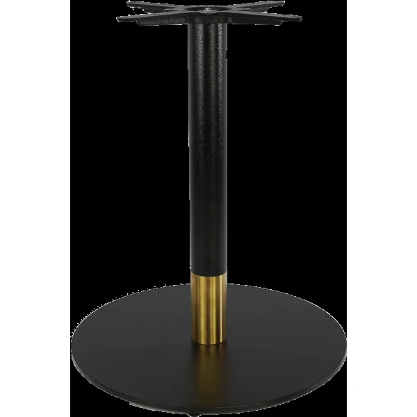 Durafurn Disco Table Base 600DIA - Two Tone - Black/Gold