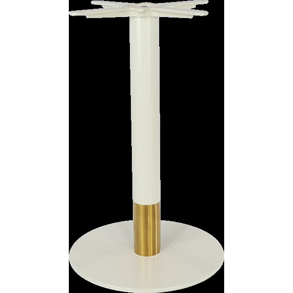 Durafurn Disco Table Base 450DIA - Two Tone - White/Gold