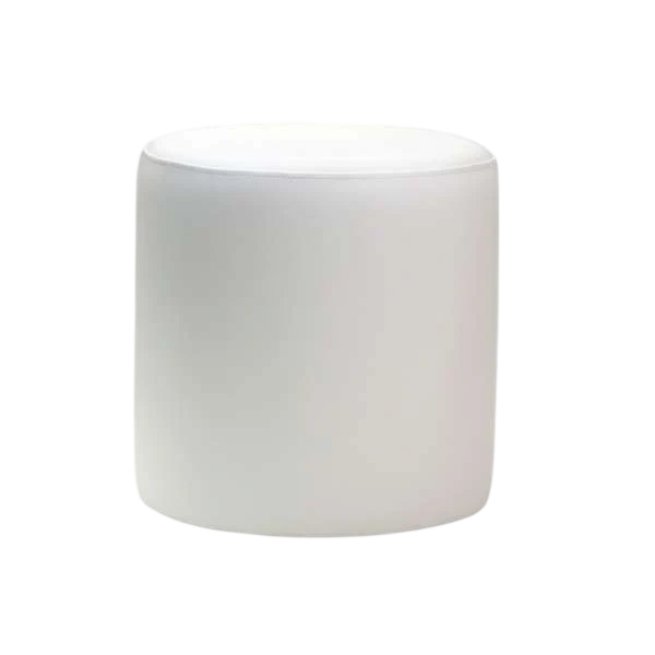 Durafurn Ottoman Round - White