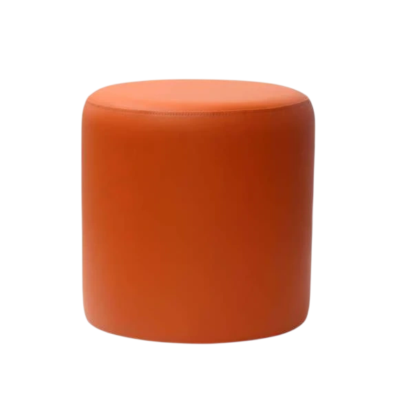 Durafurn Ottoman Round - Orange