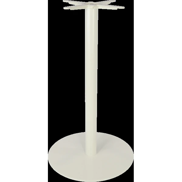 Durafurn Disco Bar Table Base 600DIA - White