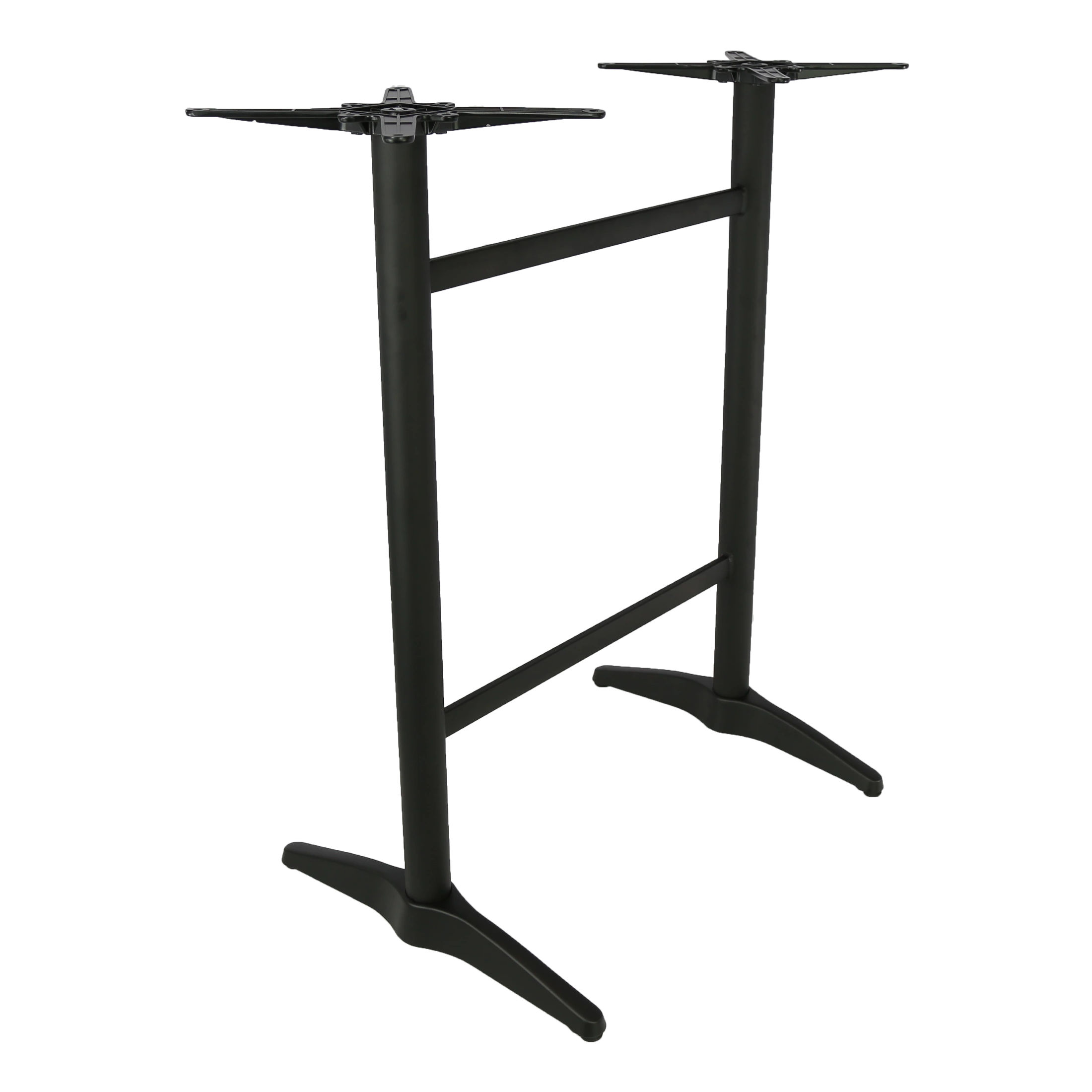 Durafurn Astoria Black BAR Twin Table Base - For 1200x800 tops
