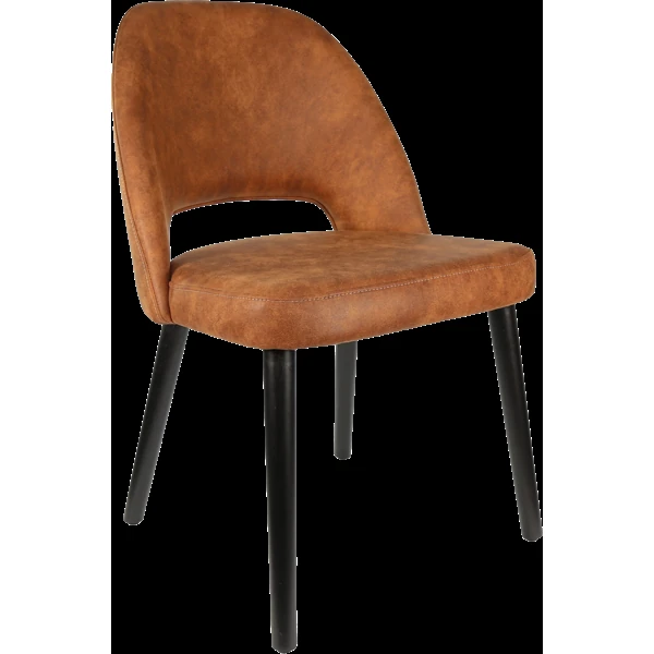 Durafurn Semifreddo Chair - Black Legs/Tan Fabric