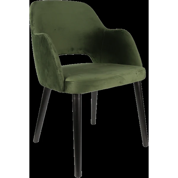 Durafurn Sorbet Chair - Black Legs/Avocado Velvet