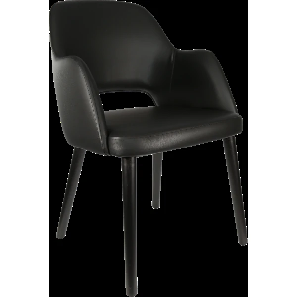 Durafurn Sorbet Chair - Black Legs/Black Vinyl