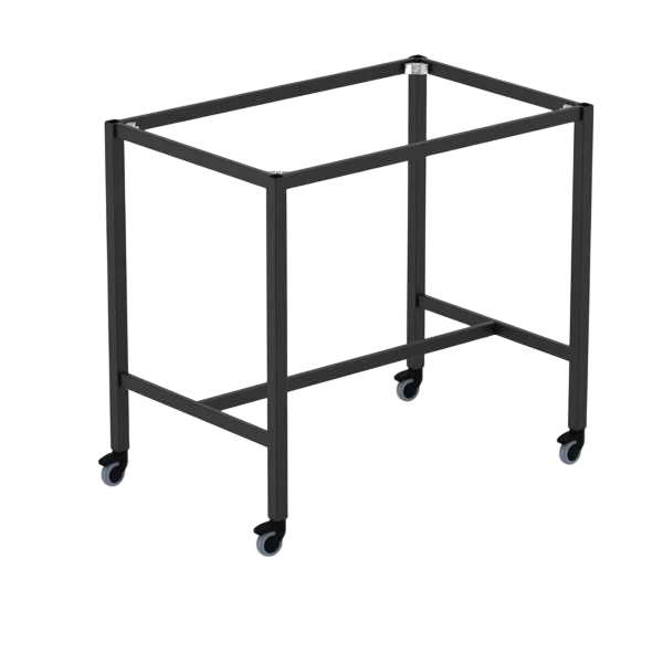 Durafurn Spire Square Leg 950 Bar Height Frame with 100mmH Castors