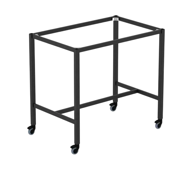 Durafurn Spire Square leg 950 Bar Height Frame 1140 x 790 x 950H - with 100mmH castors