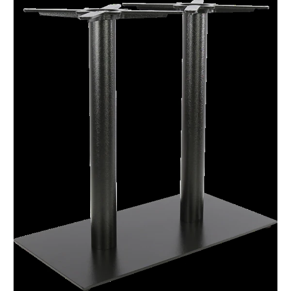 Durafurn Rectangle 40x75 Twin Table Base -Black