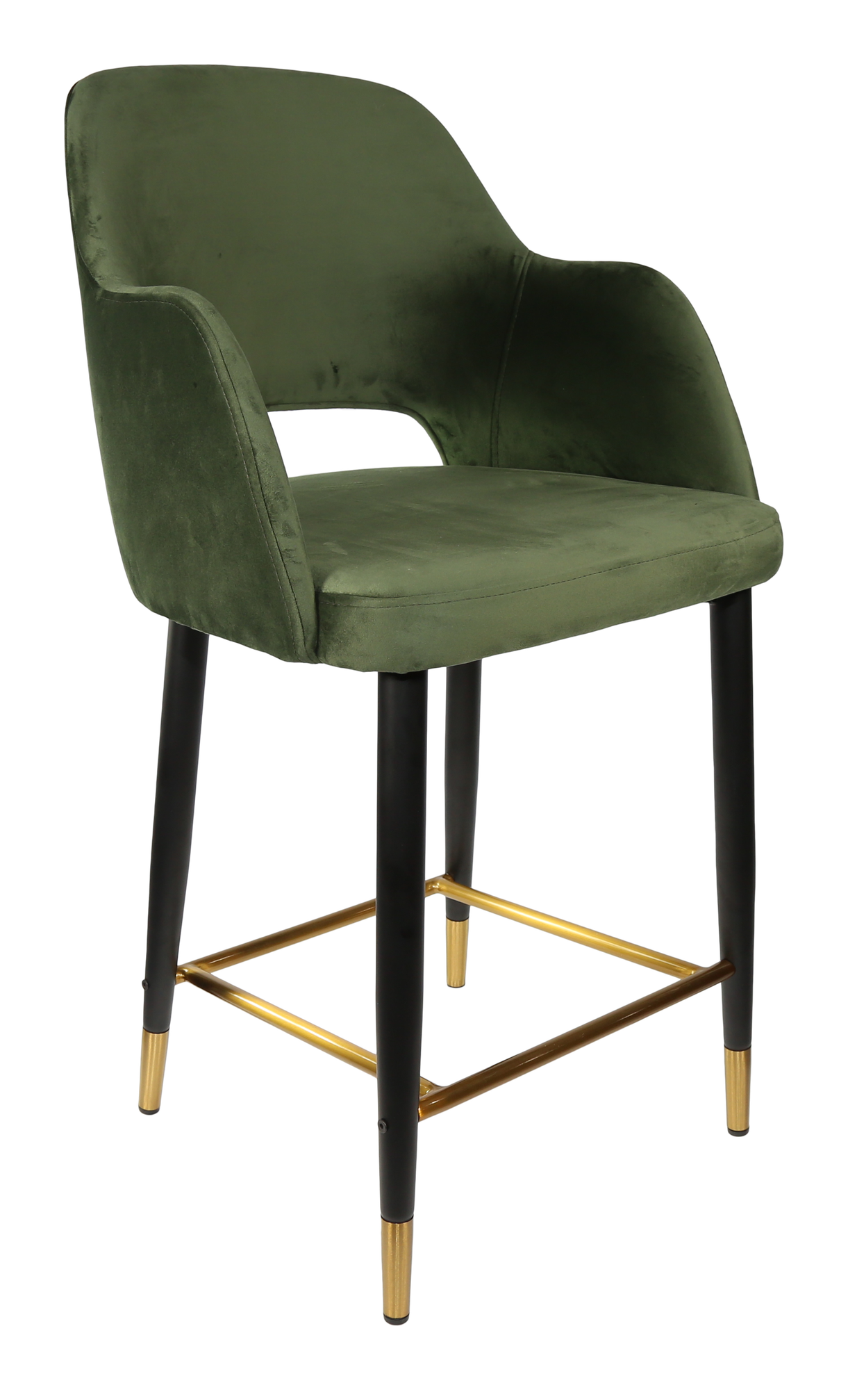 Durafurn Sorbet Counter Stool - Black Metal 650h Legs