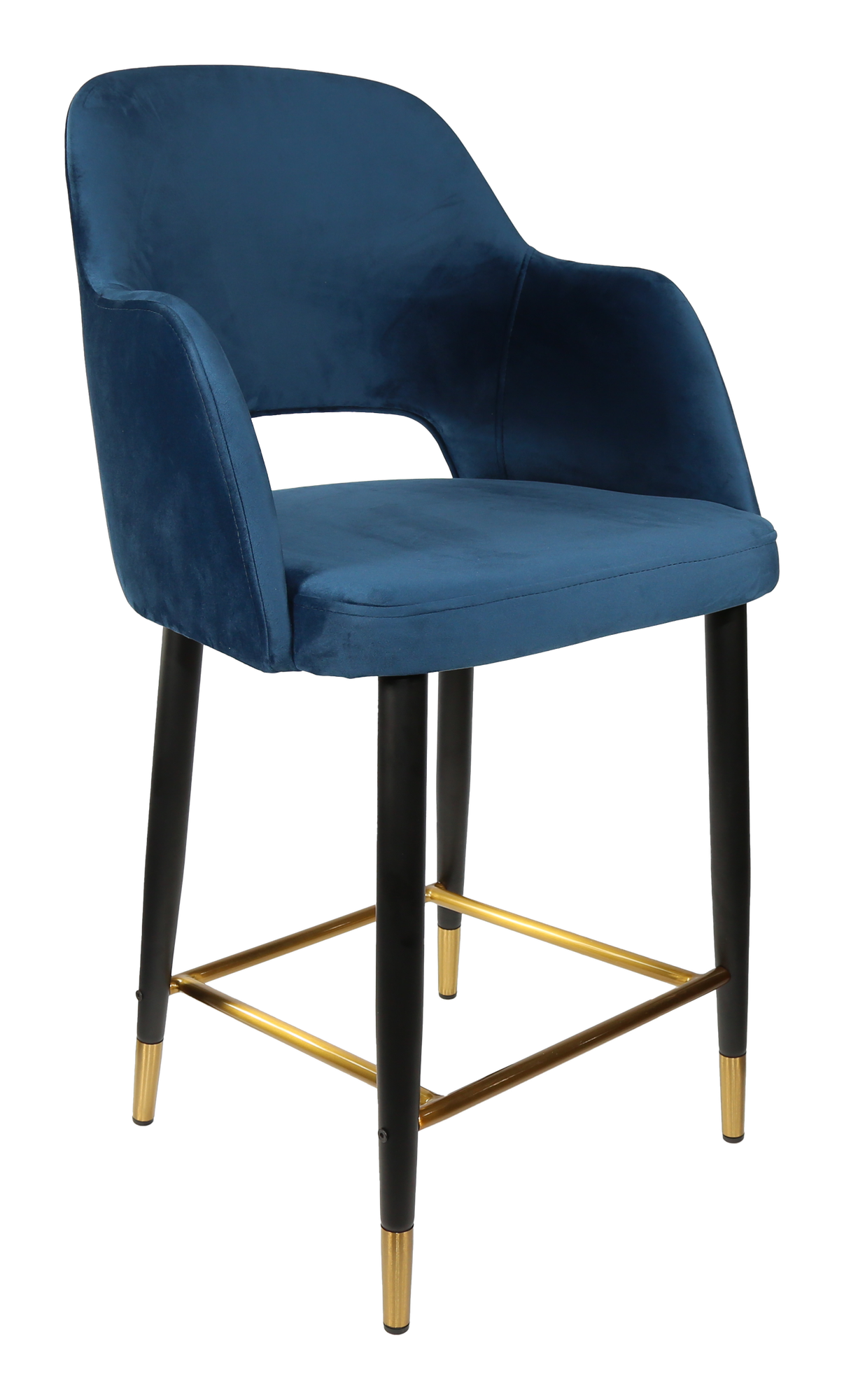 Durafurn Sorbet Counter Stool - Black Metal 650h Legs