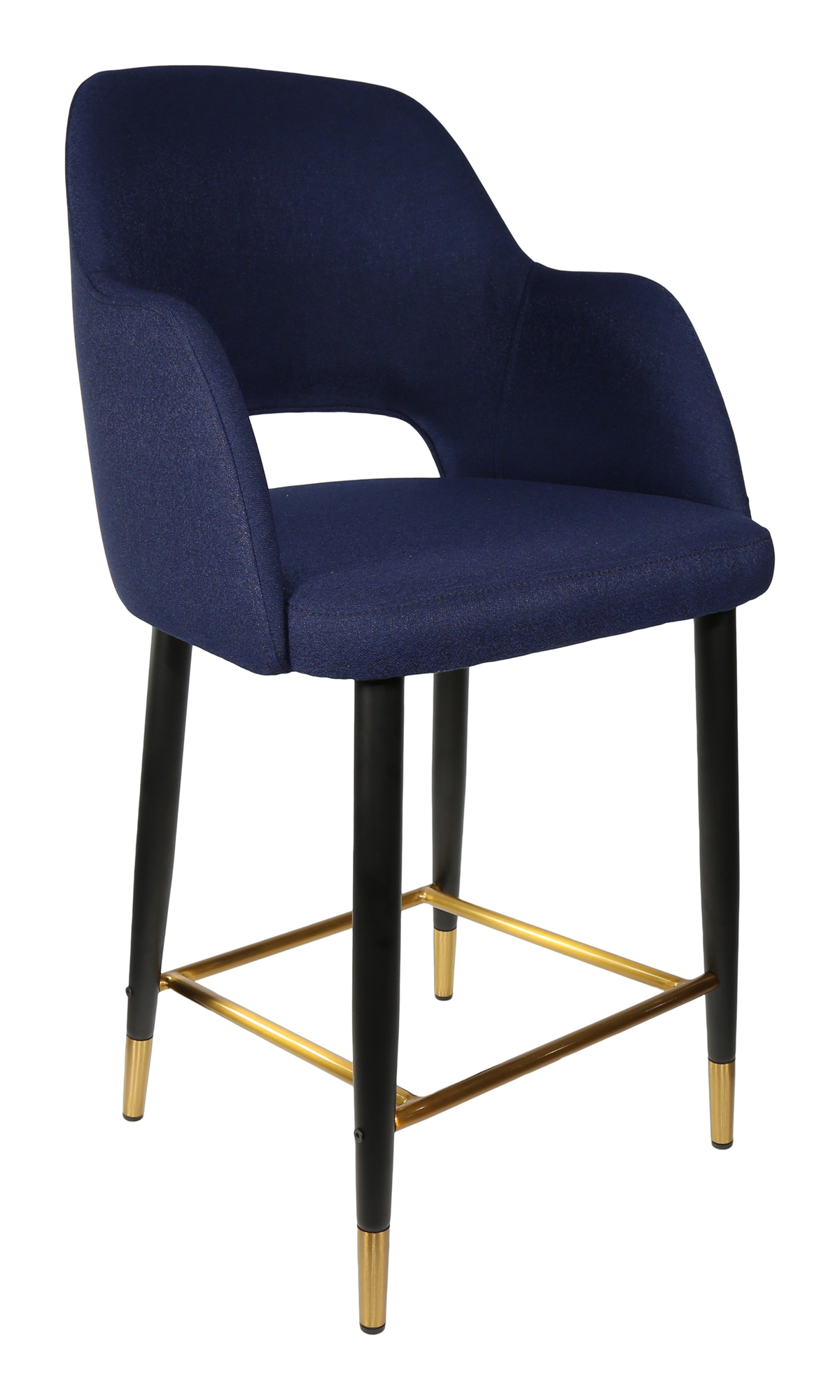 Durafurn Sorbet Counter Stool - Black Metal 650h Legs