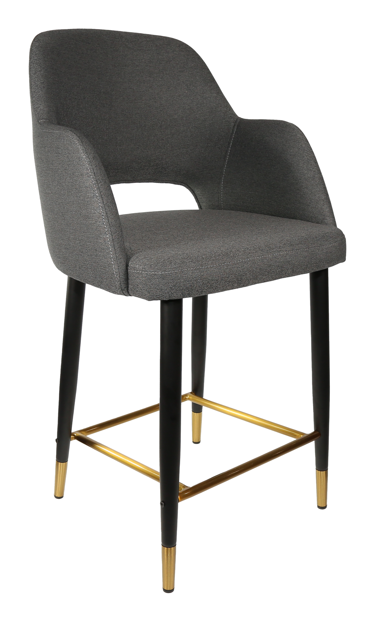 Durafurn Sorbet Counter Stool - Black Metal 650h Legs