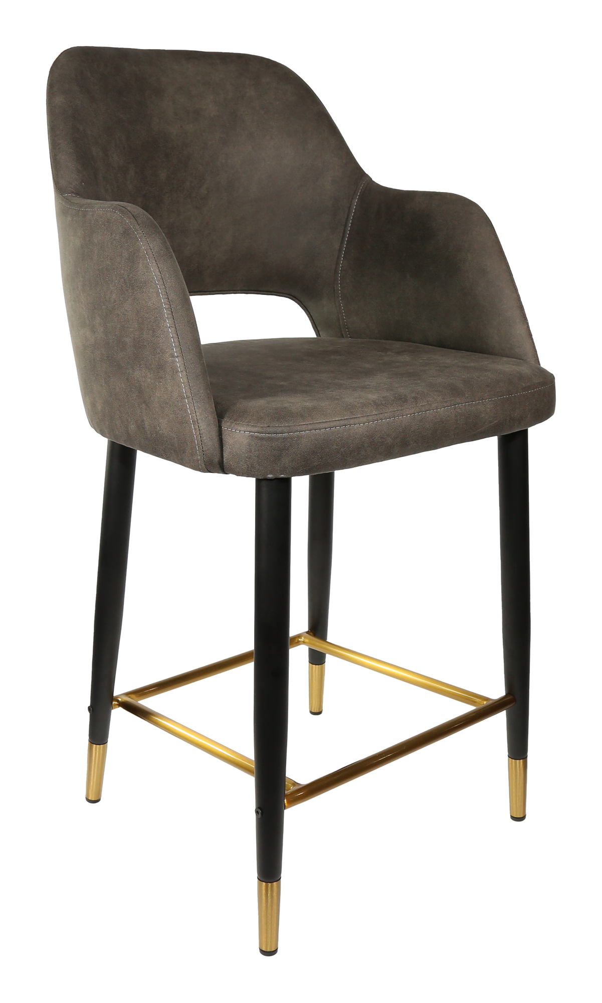 Durafurn Sorbet Counter Stool - Black Metal 650h Legs