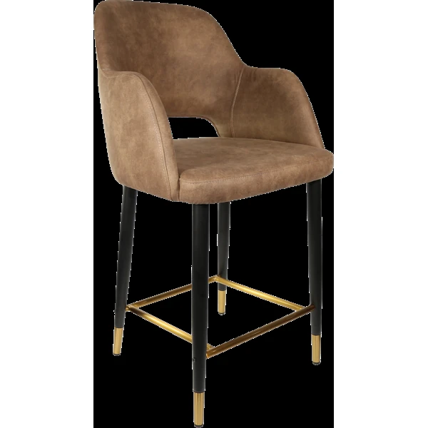 Durafurn Sorbet Counter Stool - Black Metal 650h Legs