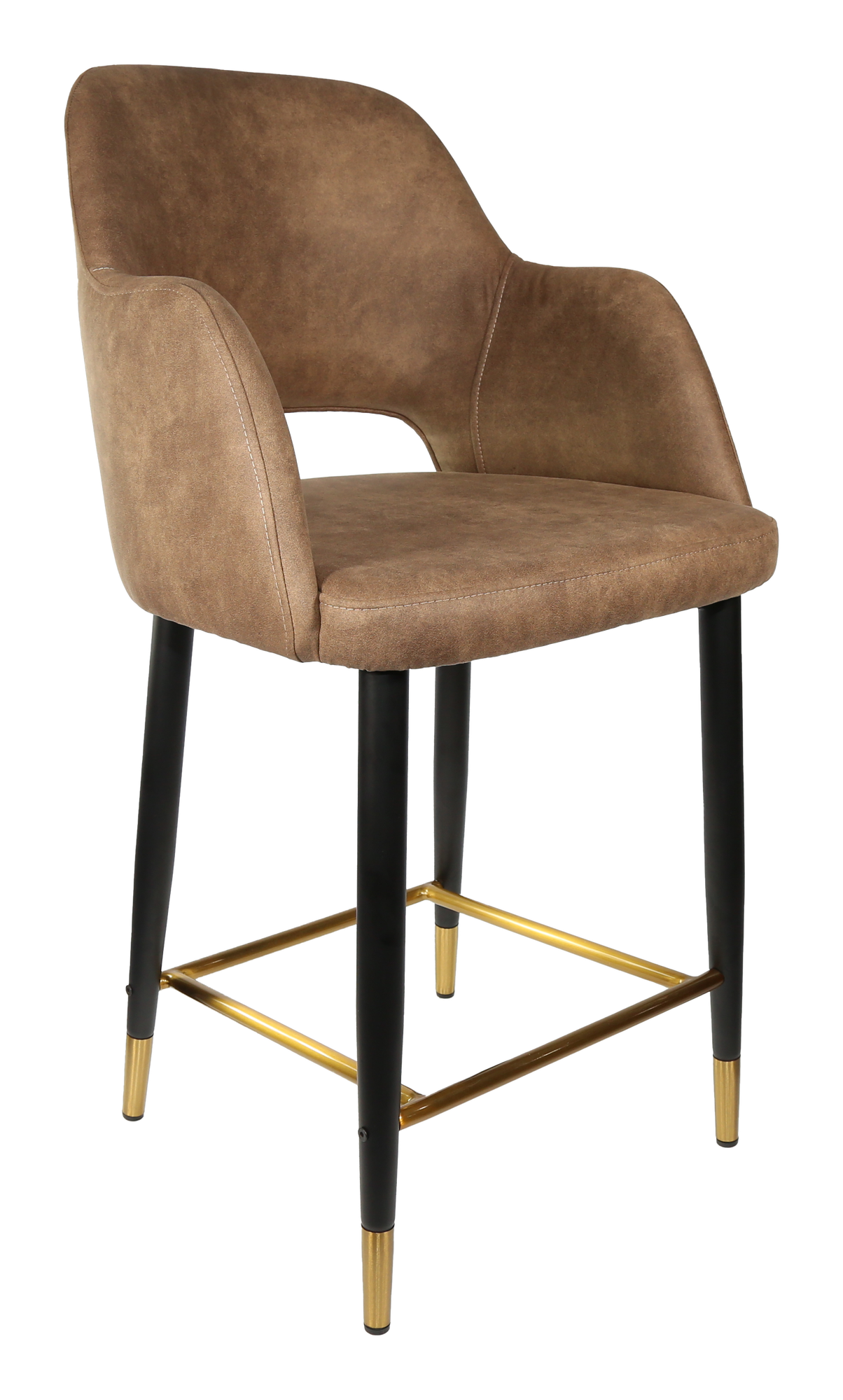 Durafurn Sorbet Counter Stool - Black Metal 650h Legs