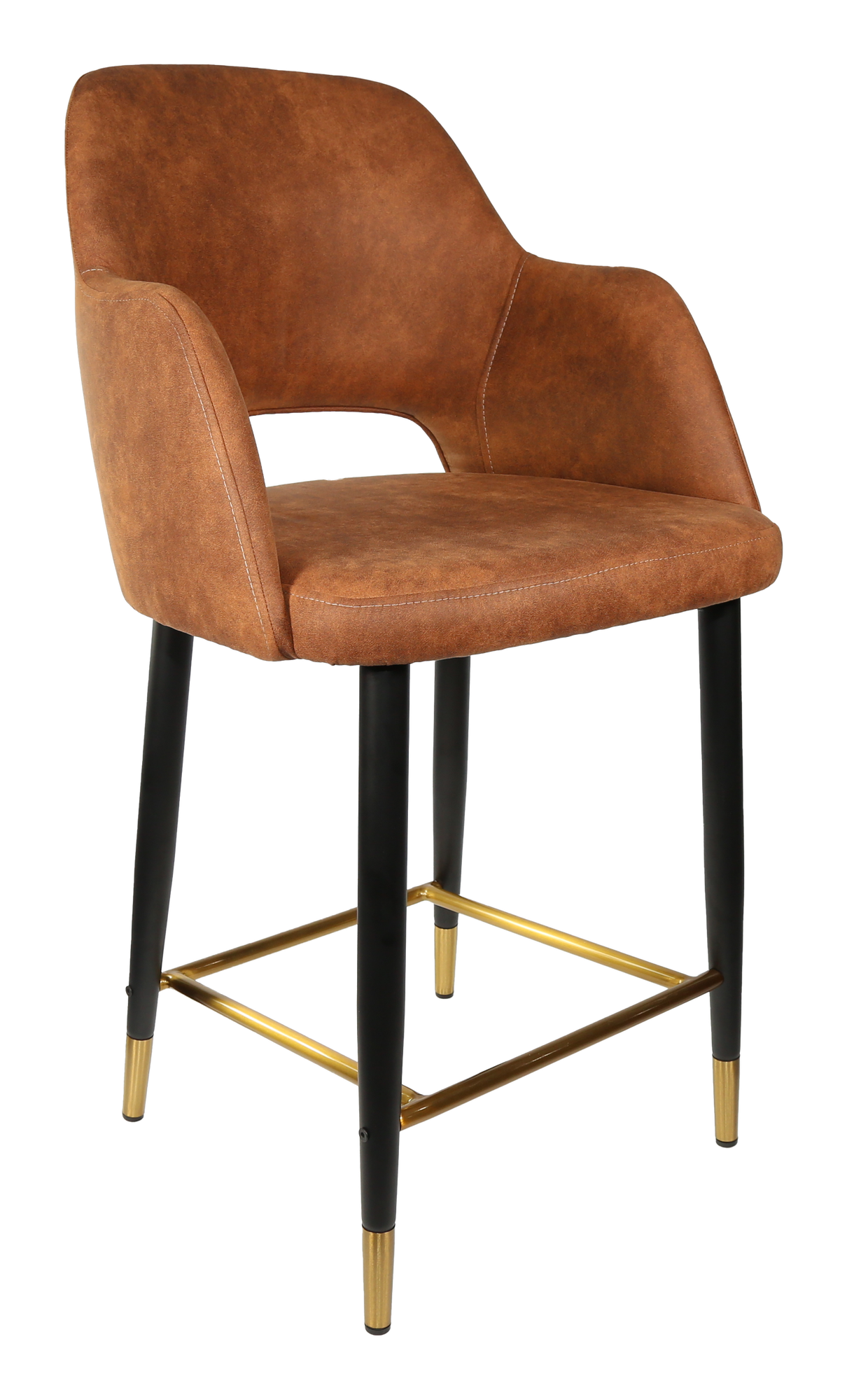 Durafurn Sorbet Counter Stool - Black Metal 650h Legs
