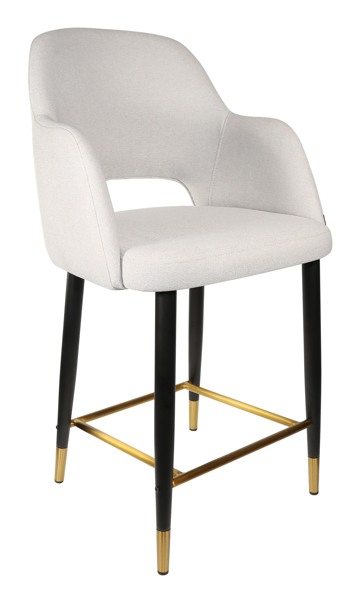 Durafurn Sorbet Counter Stool - Black Metal 650h Legs