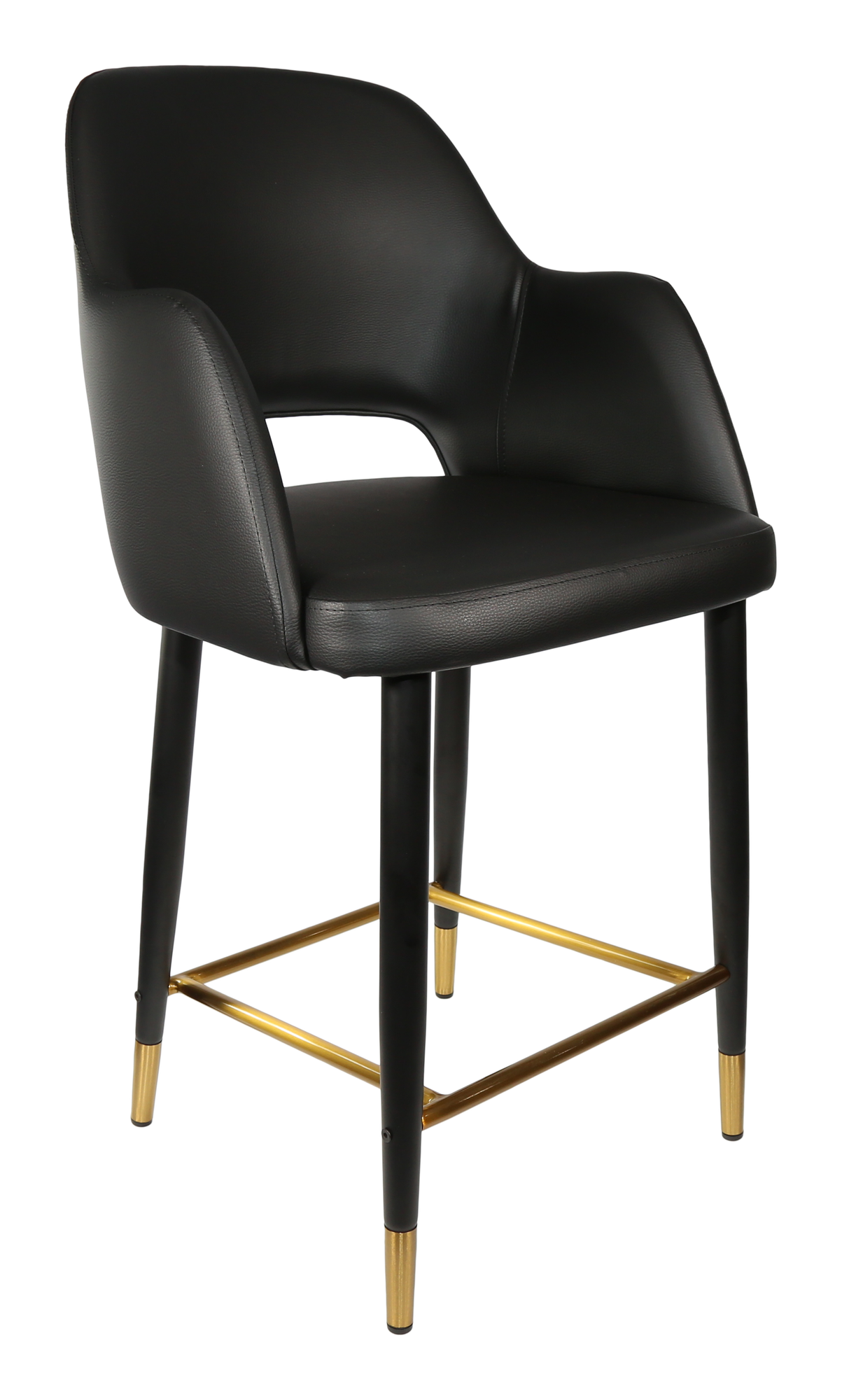 Durafurn Sorbet Counter Stool - Black Metal 650h Legs