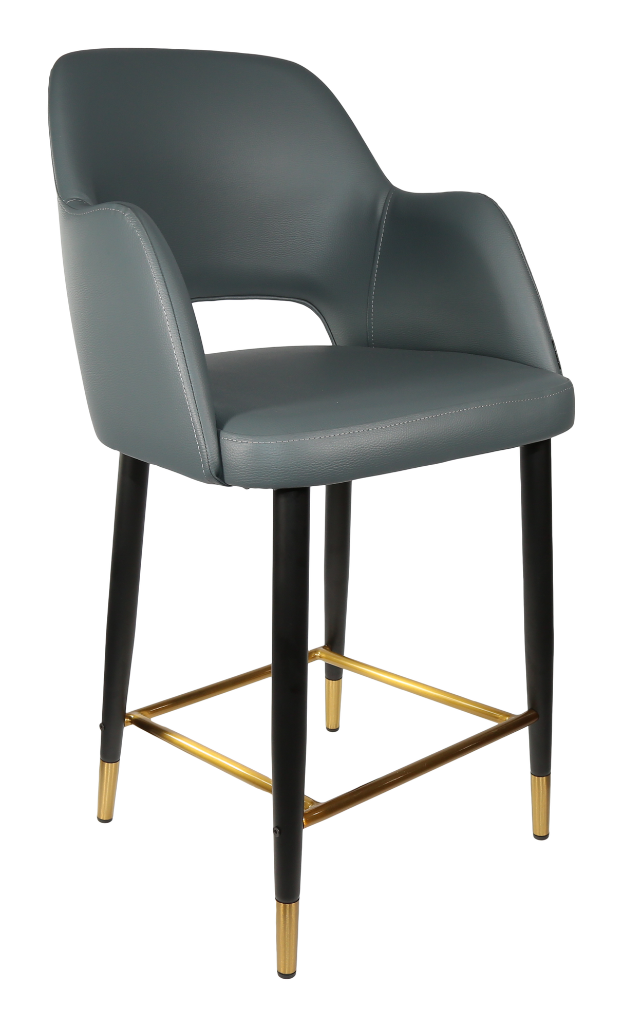 Durafurn Sorbet Counter Stool - Black Metal 650h Legs