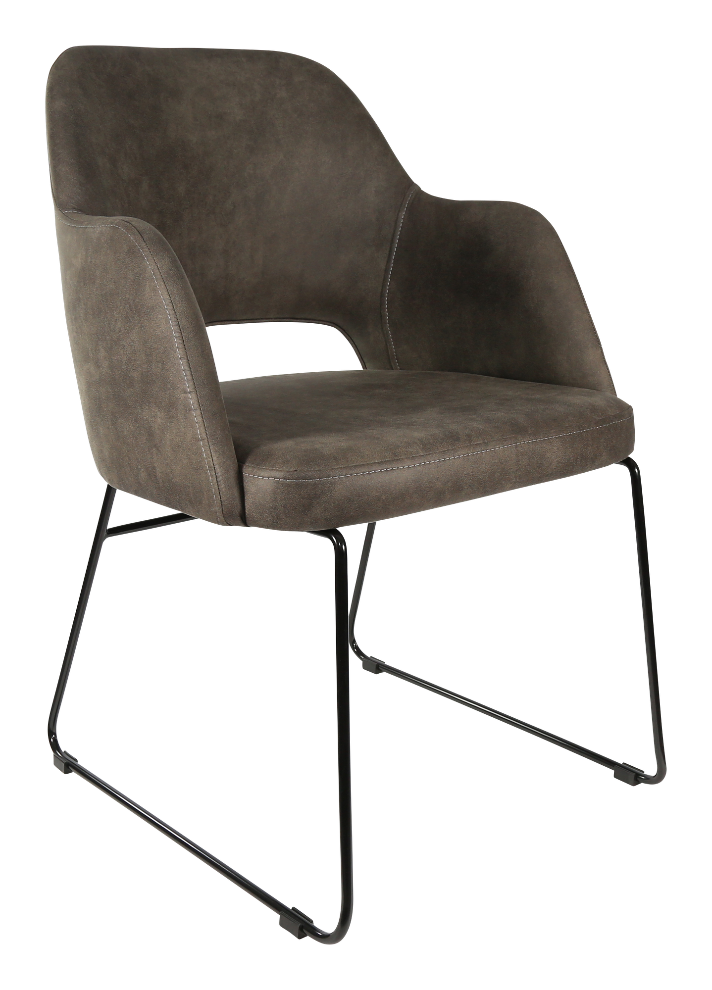 Durafurn Sorbet Chair with Black Sled Base
