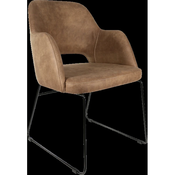 Durafurn Sorbet Chair with Black Sled Base