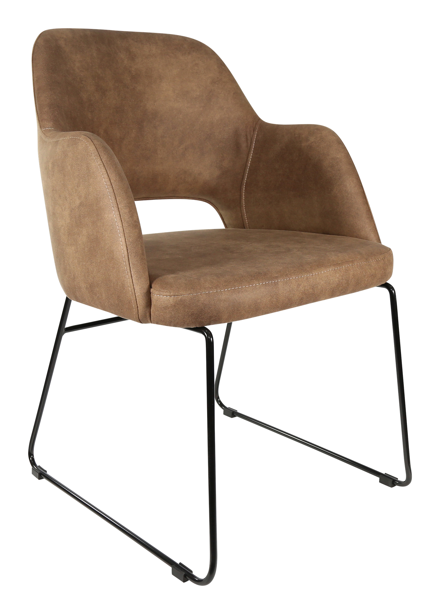 Durafurn Sorbet Chair with Black Sled Base