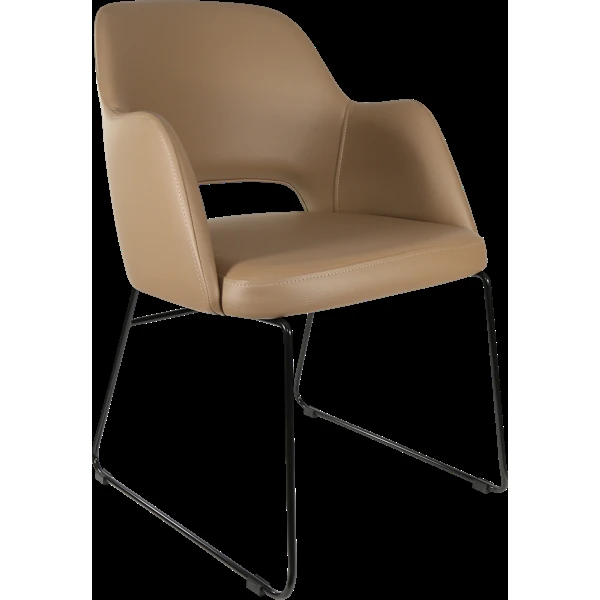Durafurn Sorbet Chair with Black Sled Base