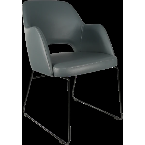 Durafurn Sorbet Chair with Black Sled Base