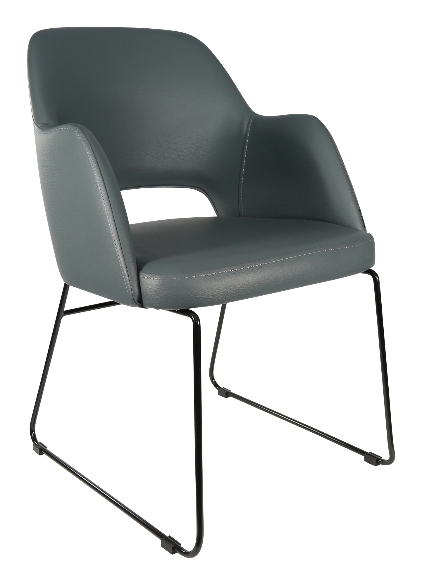 Durafurn Sorbet Chair with Black Sled Base