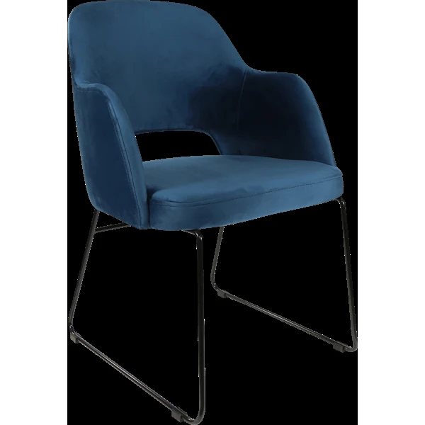 Durafurn Sorbet Chair with Black Sled Base