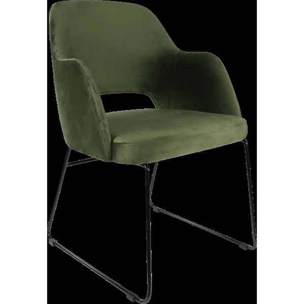 Durafurn Sorbet Chair with Black Sled Base