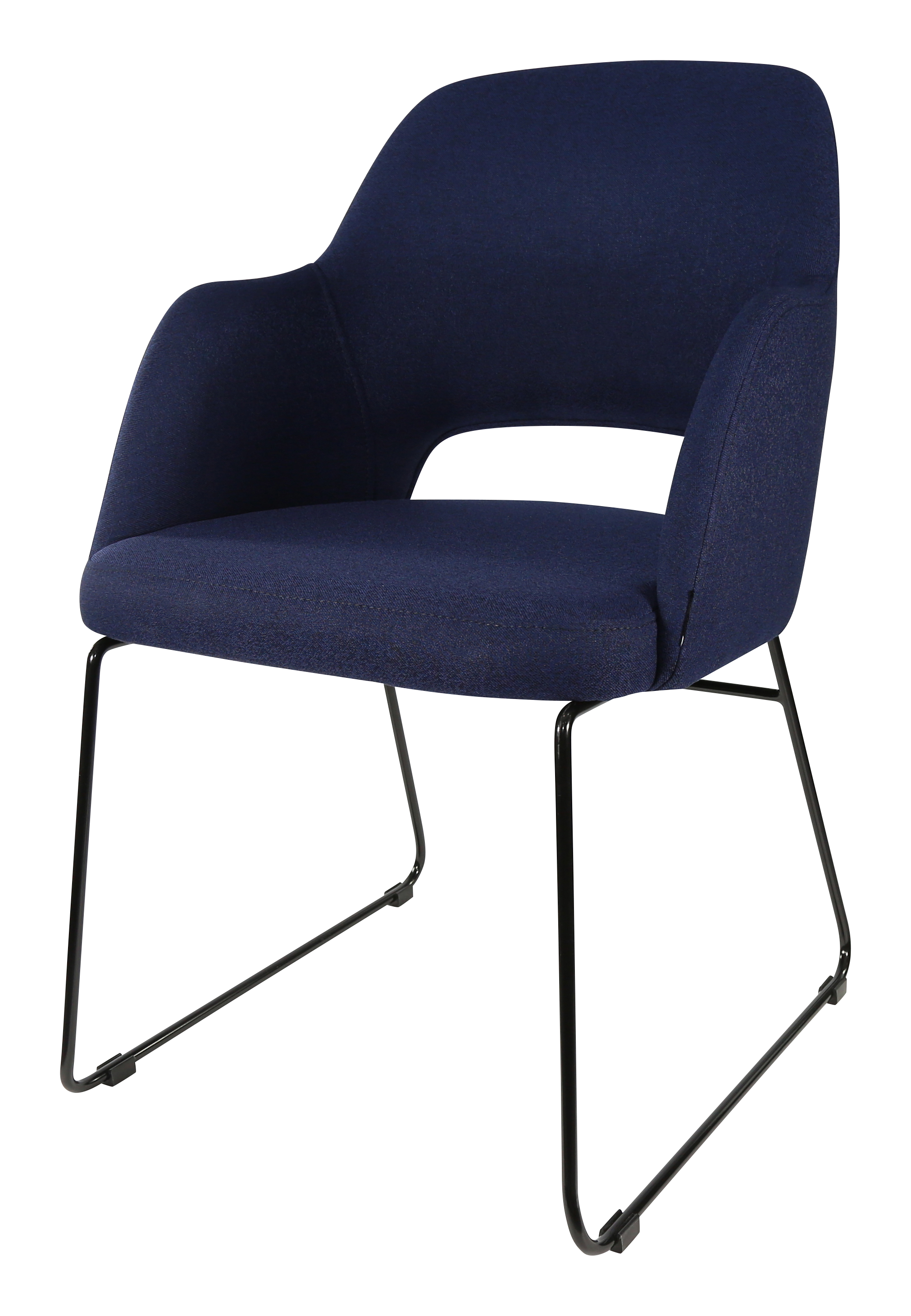 Durafurn Sorbet Chair with Black Sled Base