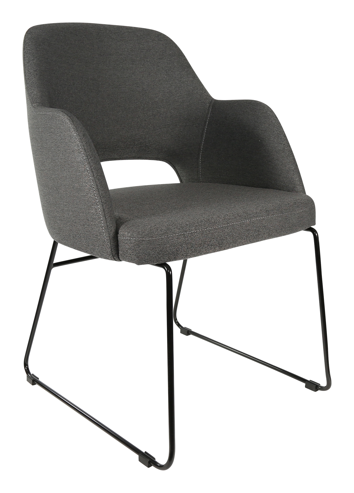 Durafurn Sorbet Chair with Black Sled Base