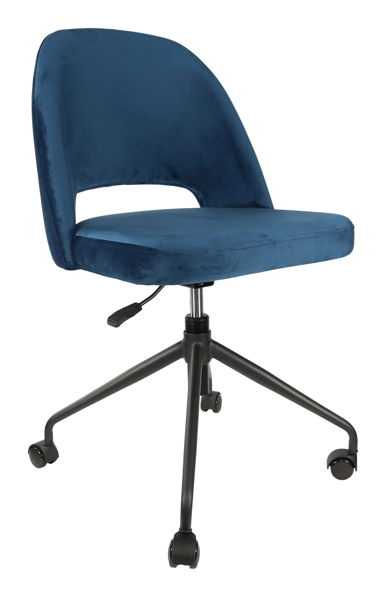 Durafurn Semifreddo Chair - Office/Castor Base/Denim Velvet