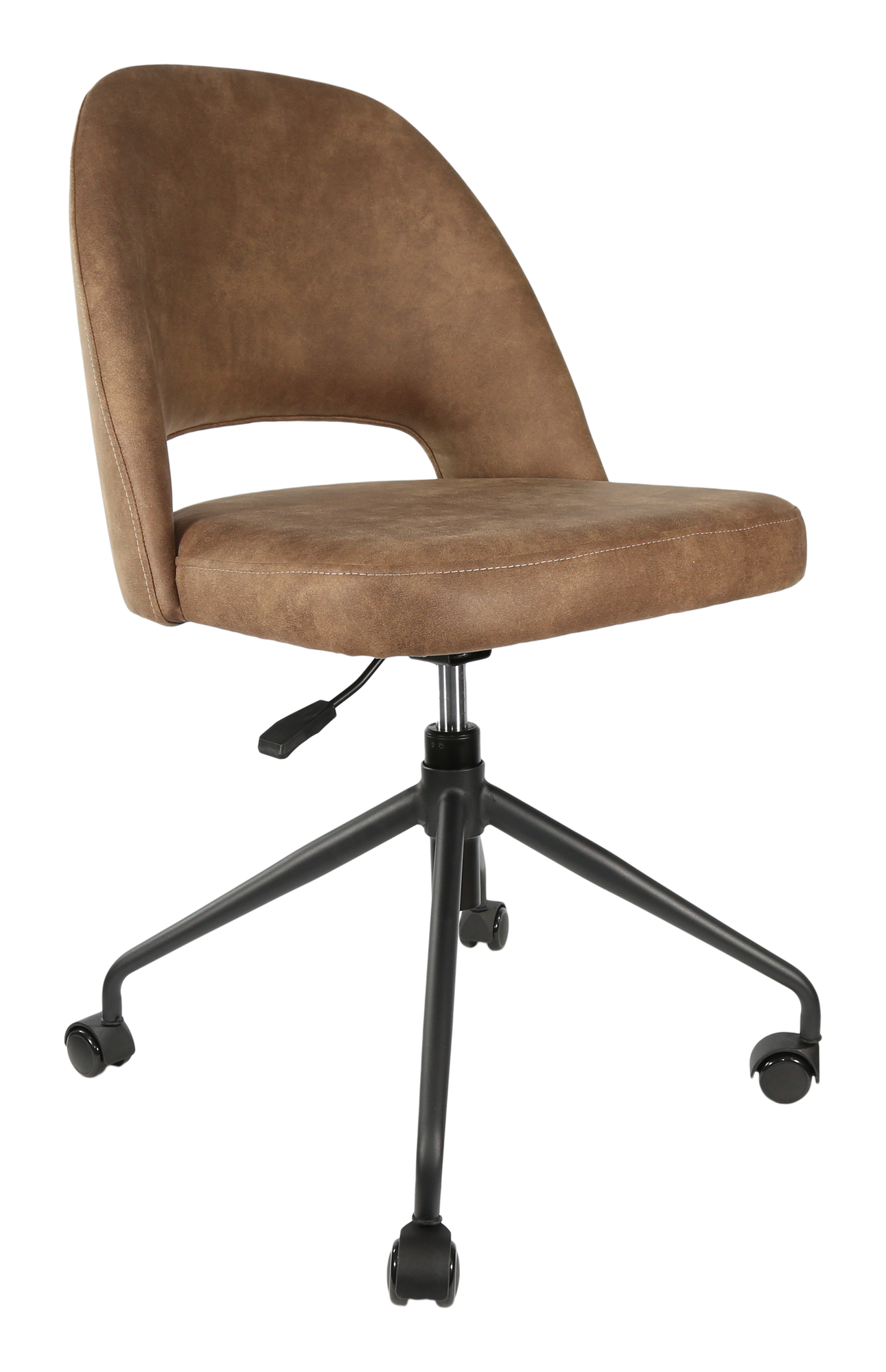 Durafurn Semifreddo Chair - Office/Castor Base/Mocha Fabric
