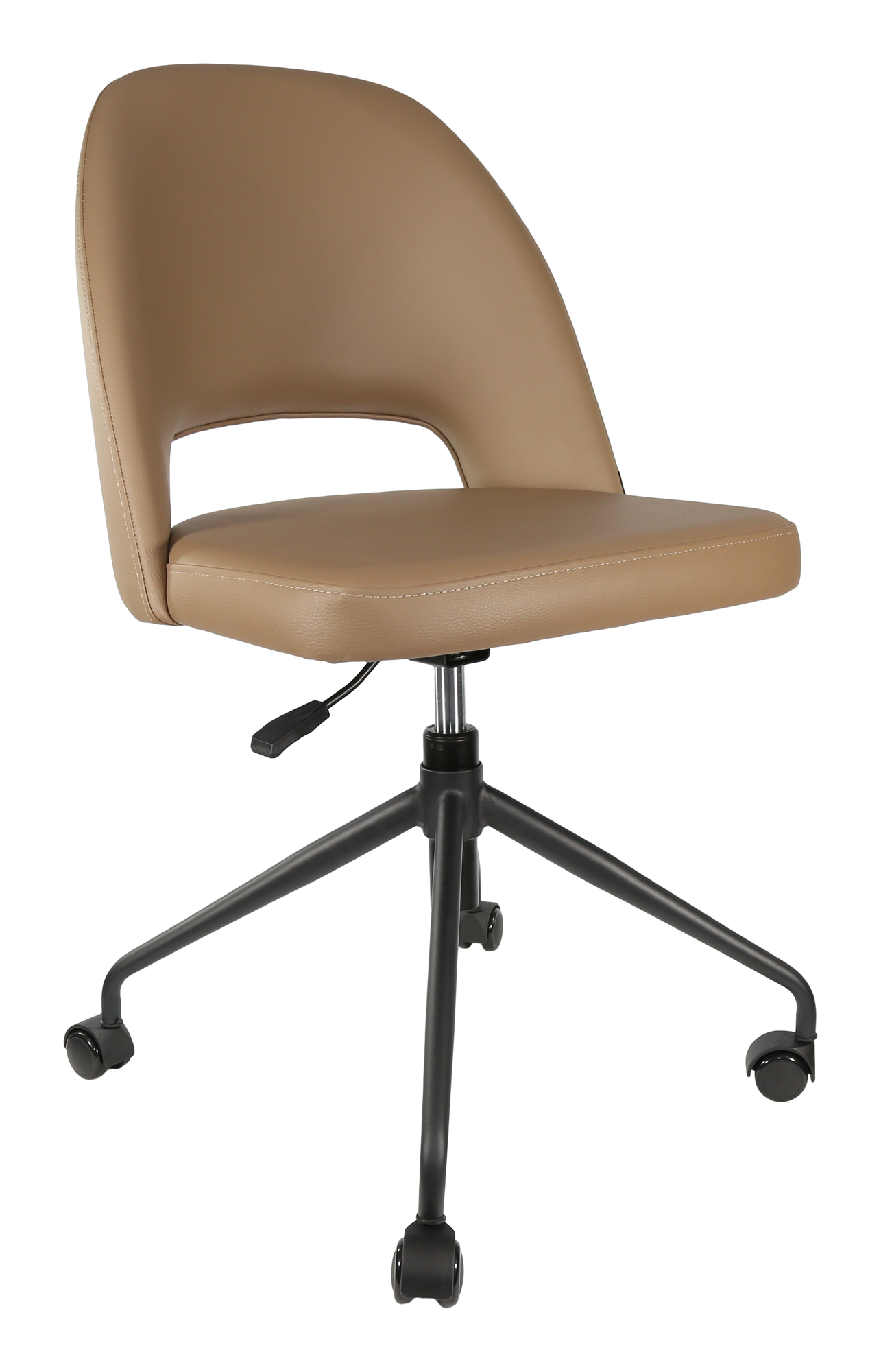 Durafurn Semifreddo Chair - Office/Castor Base/Taupe Vinyl