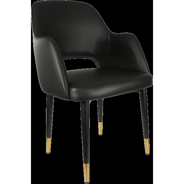 Durafurn Sorbet Chair with Black Metal 450h Legs